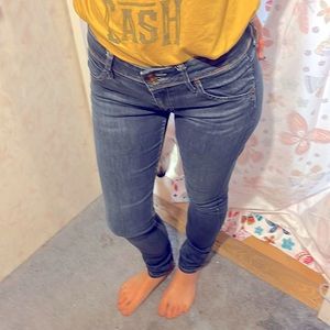 Hudson Collin Midrise Skinny Jeans